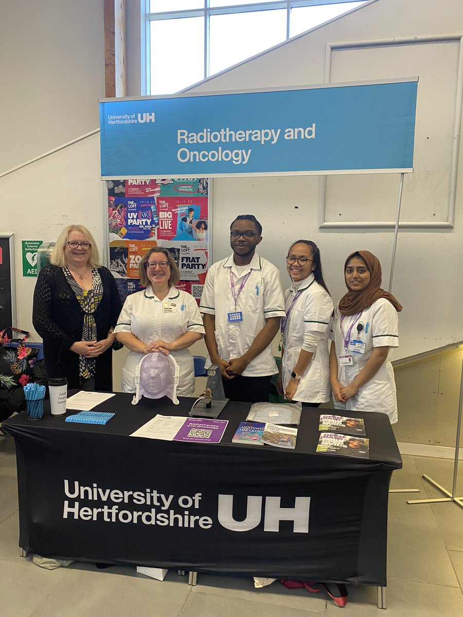 UHRadiotherapy's tweet photo. Open day team 1! @UniofHerts @UH_HSK https://t.co/ovL0V62ZDQ