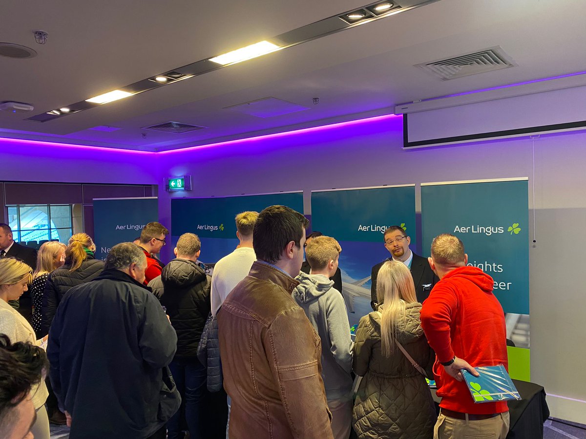 We're open at #PilotCareersLive Ireland! If you're here, tag us in your photos on Instagram or Twitter. We hope you have a great day! #flighttraining