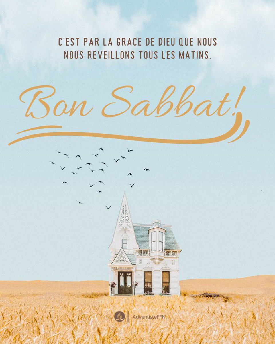 En cette belle matinée de sabbat, nous vous souhaitons une journée bénie, sous la protection de notre Seigneur 

#church #sabbat #day #adventisteffn