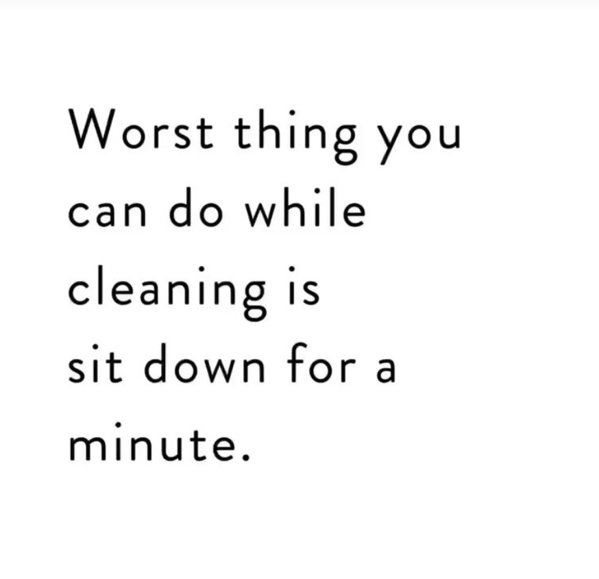 SunQuestFunding's tweet photo. The truth of this statement is frightening! 🤣 Have a great weekend!! #homeownership #cleaning #njmorgage #chores https://t.co/hYs9UQWTKV