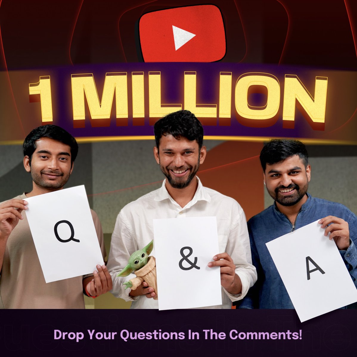 TechWiser's tweet image. What&apos;s up #TeamTechWiser, we are doing 1 million special video, do let us know if you have any questions. Will try to pick top rated comments.