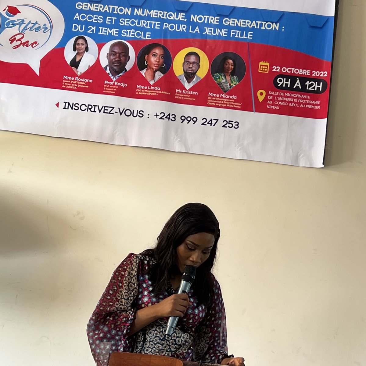 annytenga's tweet photo. Happening now #afterBac I am proud @RosianeSun one of the young women whose work has impact on others youth and communities.
Thanks to all mentors supporting this initiative and our youth ministry.
@MiandaMH @KristenTshika @BunkuluYves @Tracy_Ntumba @Sharufa_ https://t.co/UdUzmJUTDV