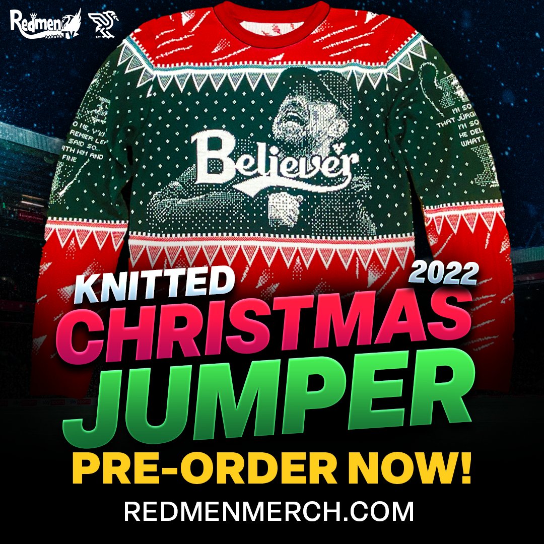 TheRedmenTV's tweet photo. 🎅 XMAS JUMPER GIVEAWAY 🎅

Quote tweet this and tag TWO friends to be in with a chance 🙌

We will be giving 5⃣ lucky winners a jumper of their choice!

Competition closes Wednesday 11.00pm GMT and winners will be revealed in our post-Ajax shows 🔴

📲 https://t.co/CocRRGl11d https://t.co/BSZQBI8gNs