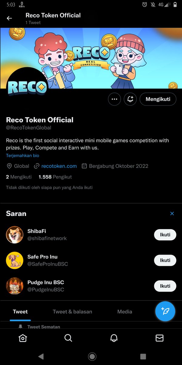 panuganas_god's tweet photo. @JayTheGaHost @RecoTokenGlobal Done bro.. https://t.co/5LKNVS1zmb