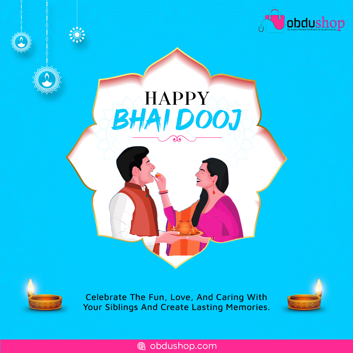 obdushop's tweet photo. Celebrate the Fun, love, and Caring with your siblings and create last memories.
Happy Bhai Dooj ❤️
#bhaidooj #bhaidooj2022 #festival #happybhaidooj #indianfestival #bhaidoojspecial #obdu #obdushop #onlinestore #ecommerce #ecommercestore #sellonline #sellonobdu #gujarat https://t.co/IiBsaUSkij