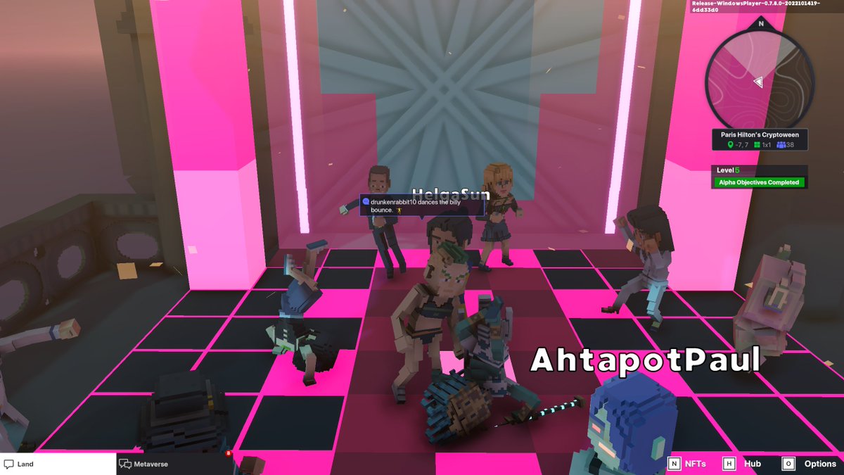 drunkenrabbit10's tweet photo. @TheSandboxGame I just participated in the Paris Hilton  #Cryptoween Event. Dancing in the Clock Tower check out my screenshot below!
🎃👇 https://t.co/iBnXpRhbaC