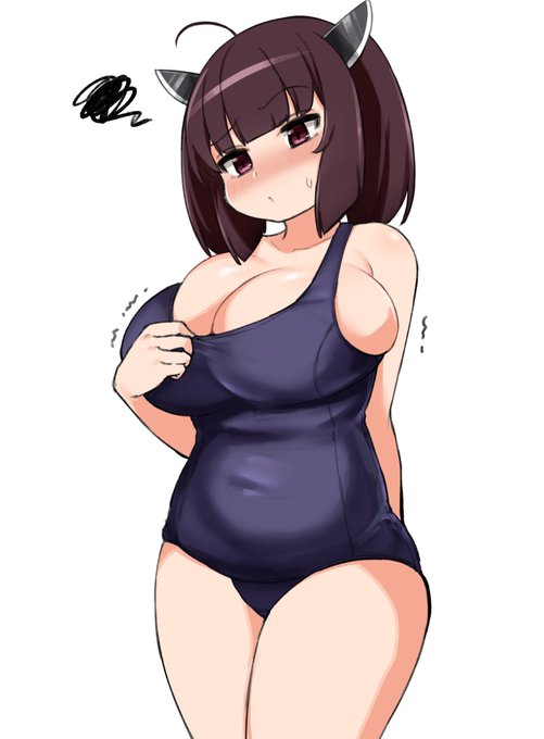 水着キツキツきりたん(コッショリ)
似たような絵を前にも描いてたのでこれも投稿しときます。 