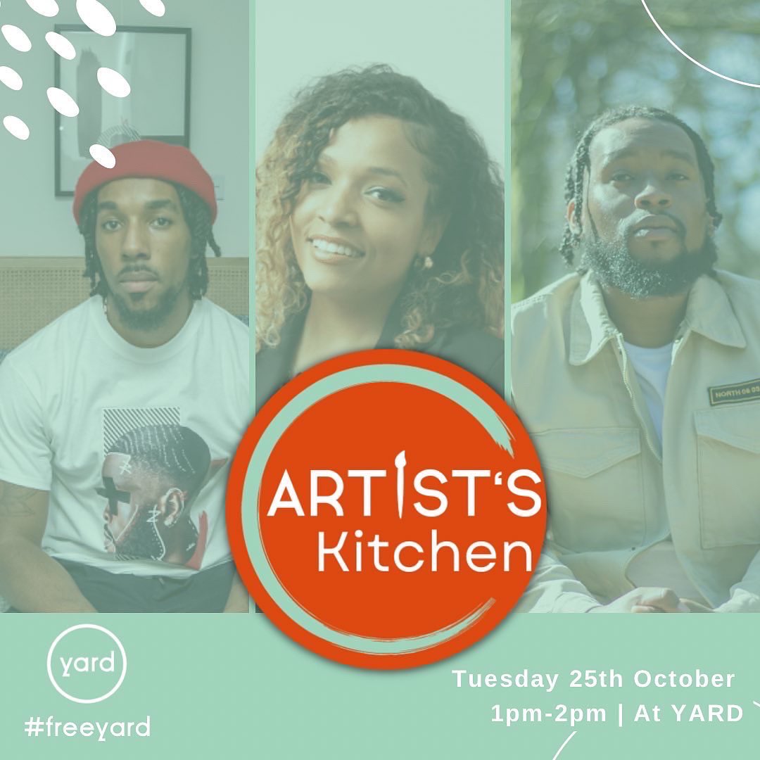 yardarthouse's tweet photo. IT’S A FULL #FREEYARD 🙌🏾! This week we’ve got a TRIPLE Artist Kitchen 🎨, collective manifesto making at YARD Talks🖋(thanks @paulavarjack 💚), massages by Solace at Healer In Residence, some of Chaes soup 🥣 , some Reasoning 🤔 AND… 😲 https://t.co/fEQtXrGbEZ