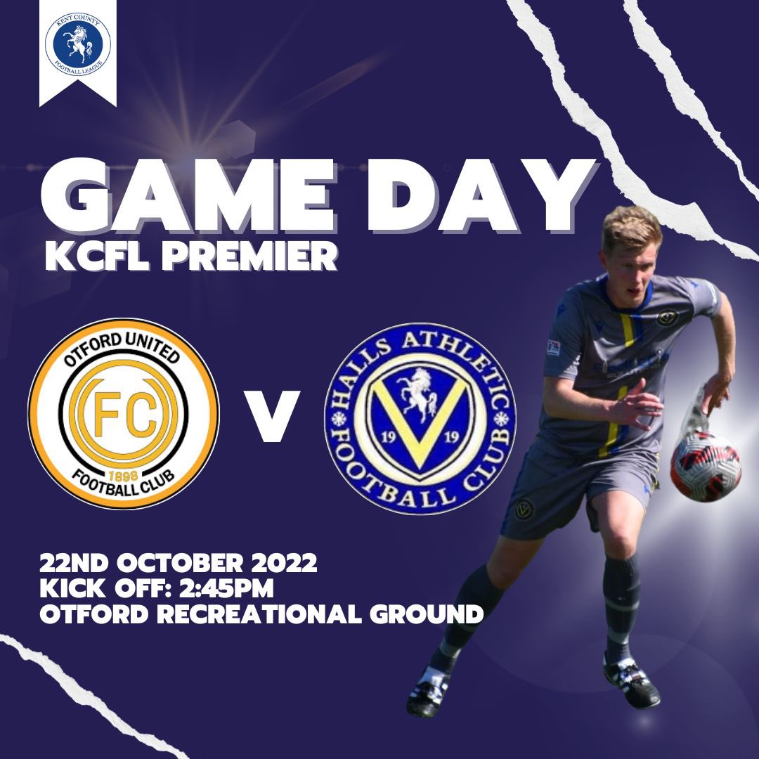 ⚽️MATCH DAY⚽️

We look to make it 2 wins from 2 and get a run going as we return to league action against last weeks opponents <a href="/OtfordUnitedFC/">Otford United FC</a>

#UpTheHalls <a href="/HAFCOfficial/">Halls Athletic FC</a> <a href="/KCFL1516/">Kent County FL News</a>