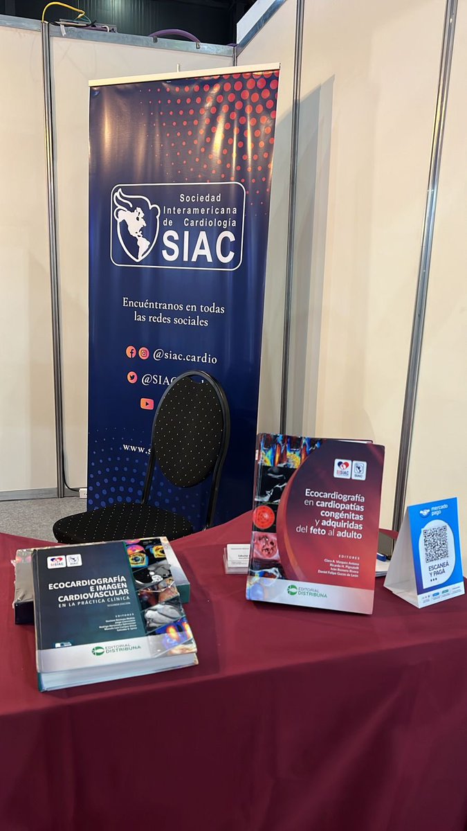 Con mucha alegría estuvimos presentes junto a #SIAC @SIAC_cardio , en #SAC2022 , mostrando nuestros 2 Libros 📚… ¡No esperes más para adquirirlos!