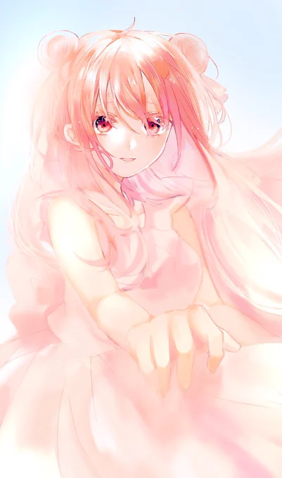 さとちゃん! #あなたのぴんく色の作品を見せてください 
