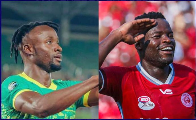DeusMlugu3's tweet photo. Mayele na Phiri ndani ya NBC PL 2022-23:

                        Mayele:          Phiri:
Mechi:                 5                  5
On Target:           4                  8
Mabao:                3                 4 https://t.co/gOCzLz3N4g