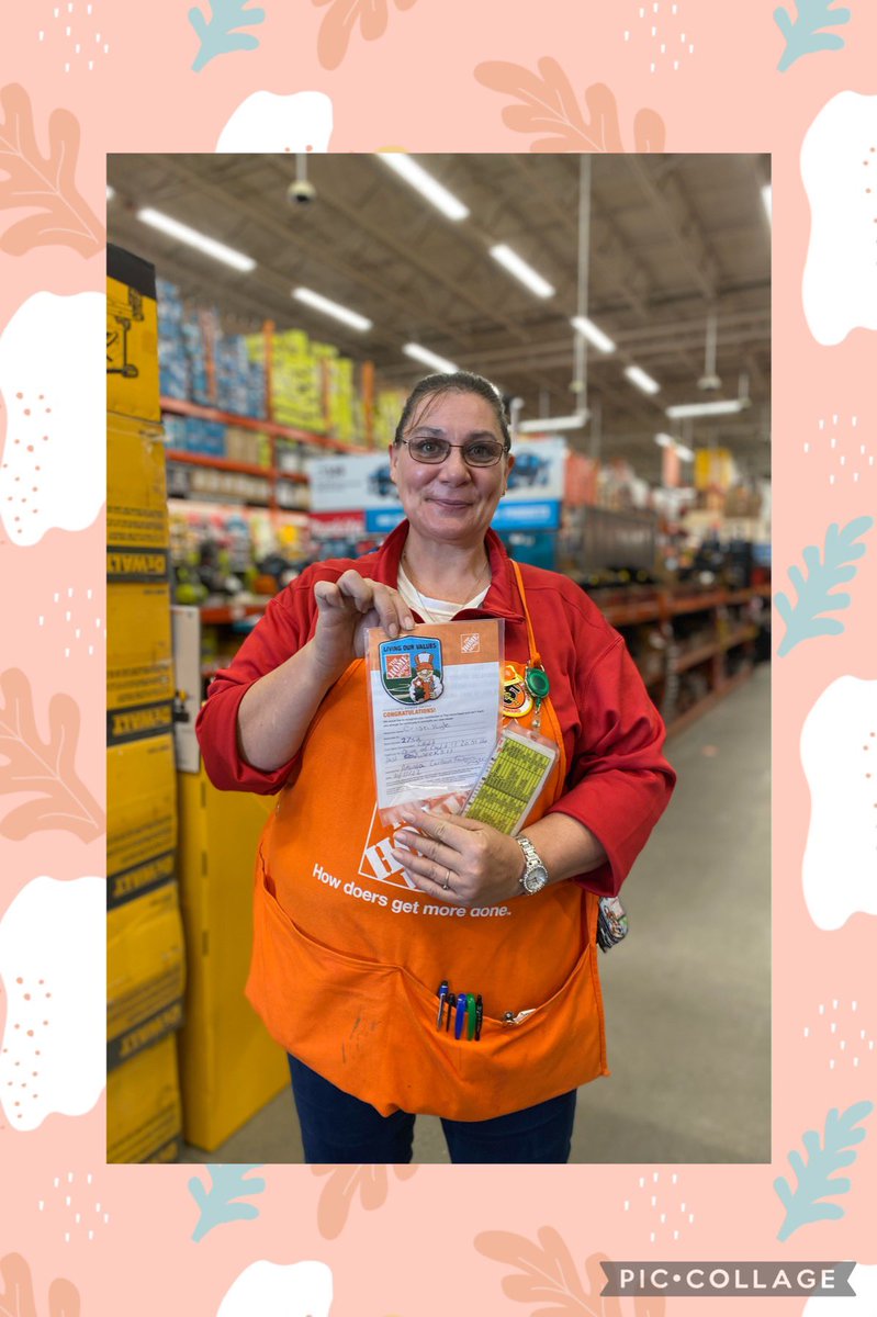 Cristi Kyle has been driving credit by getting 20 credit apps in the last two weeks! Way to go! #justask #homedepotcredit #homerawards