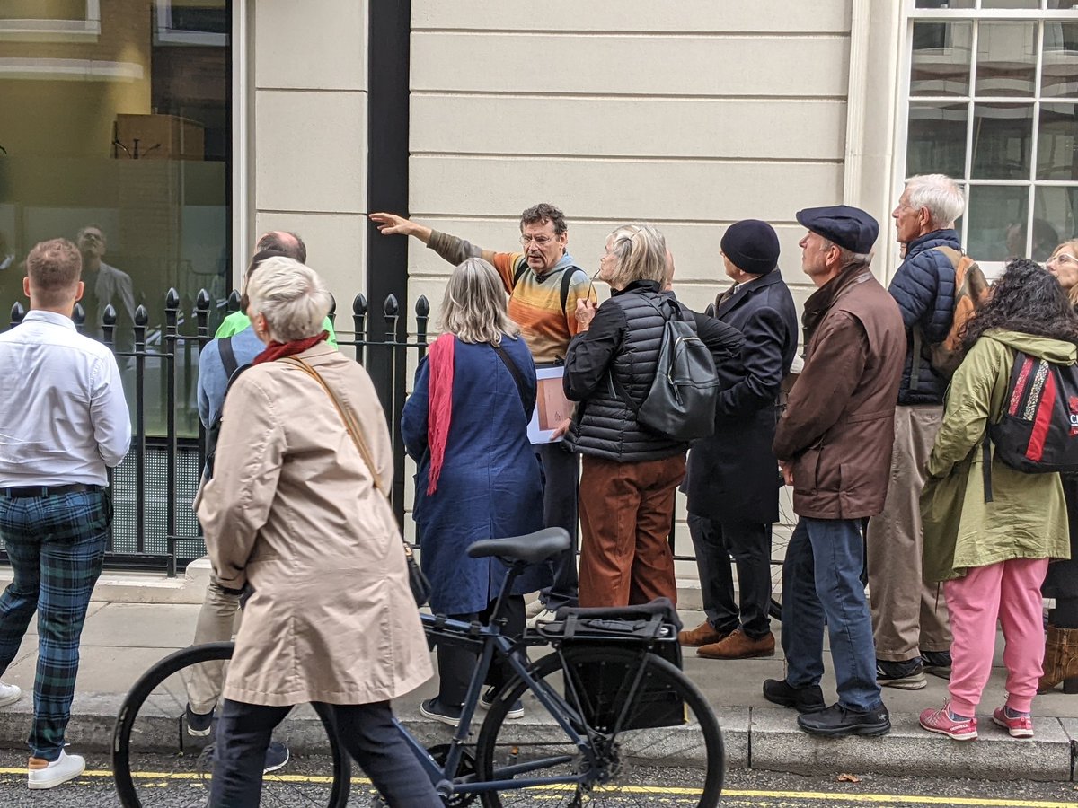 What an extraordinary Saturday morning enjoying the first part of Eric Parry's @openhouselondon Tale of Two Cities: Westminster tour! Starting at New Bond St and heading to St John's Waterloo