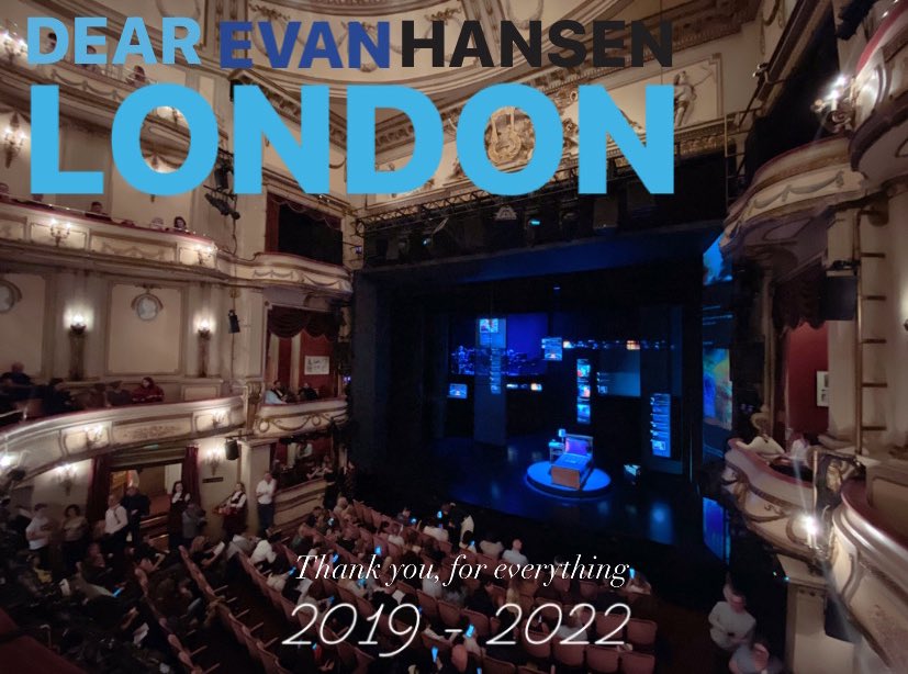 Words fail at the moment, all that can be said is thank you, for everything. 💙

<a href="/DEHWestEnd/">Dear Evan Hansen London Fans</a> #DEHLondon