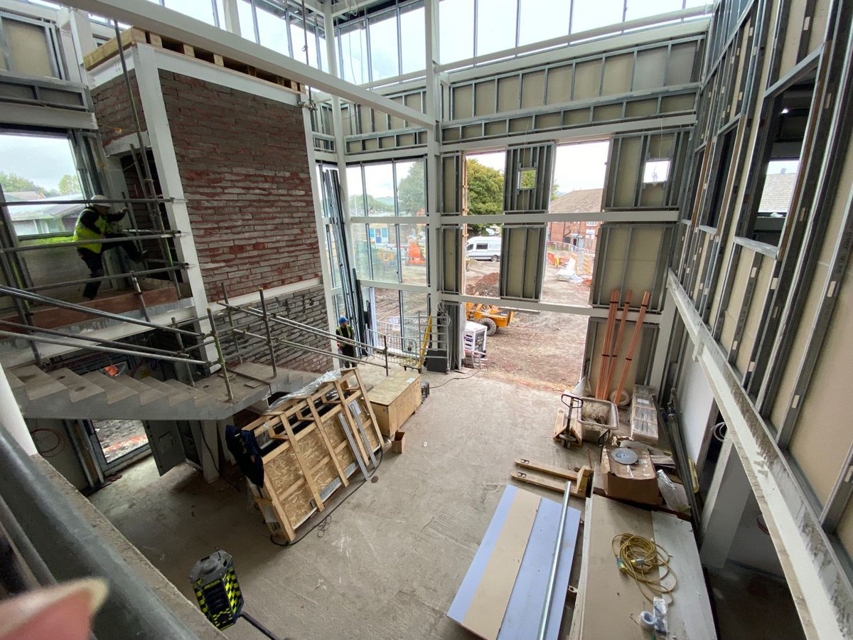 OneMedProperty's tweet image. Construction of the new #home for Aspull Health and Wellbeing is close to finishing. We are all thrilled with the #building and progress. See how the centre will look: bit.ly/3MXK7XV.
Aspull Surgery @WWLNHS @NHS_GM Wigan Council @QADARCHITECTS @MAC_Consulting_