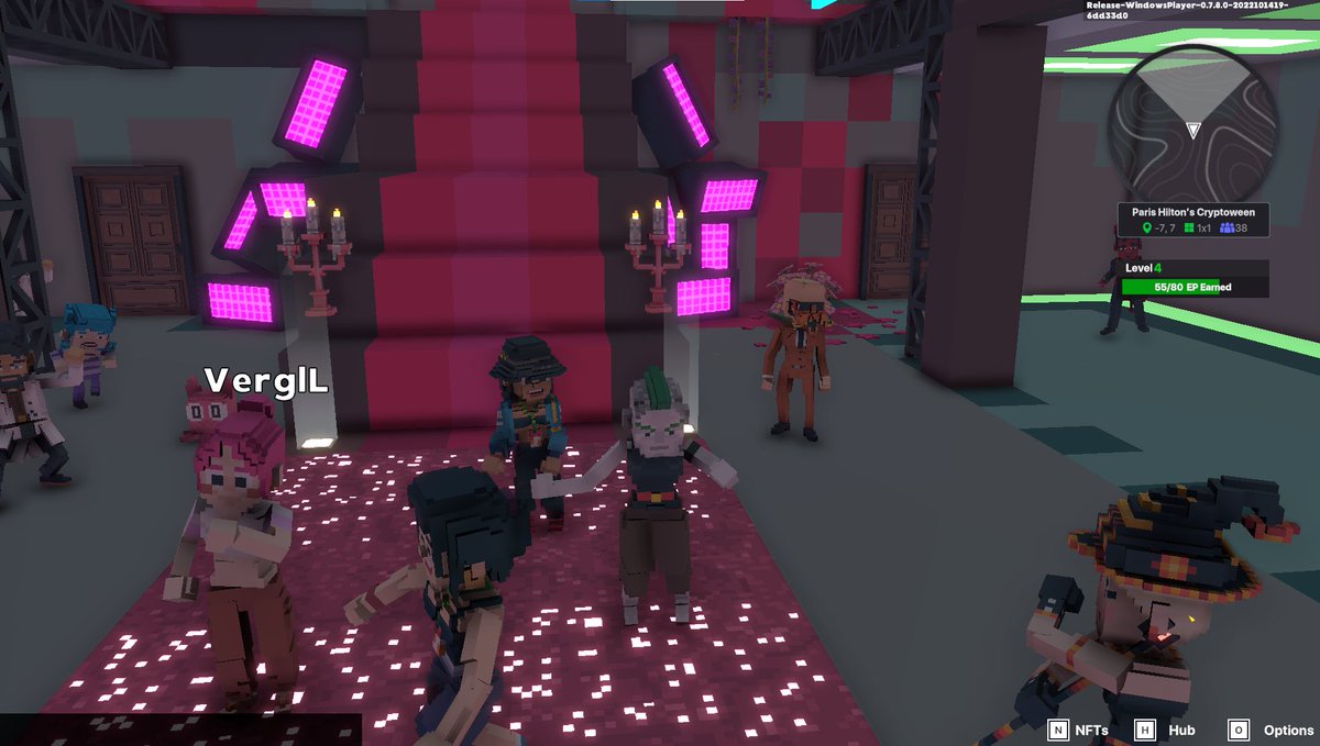 Disgust35302082's tweet photo. @TheSandboxGame I just participated in the Paris Hilton  #Cryptoween Event. Dancing in the Clock Tower check out my screenshot below!
🎃👇 https://t.co/75pWBaFuQC