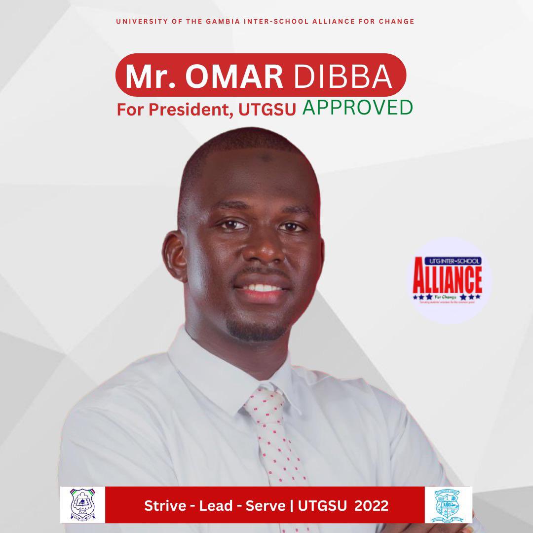 Omar Dibba (@omarpendocdibba) on Twitter photo I will be running for the position of president in the upcoming UTGSU election under the flagship of <a href="/UtgAlliance/">UTG ALLIANCE FOR CHANGE</a> . By this missive, I hereby seek your support and prayers for me and my team the composition of which is highly informed by competence, credibility and experience. I will be running for the position of president in the upcoming UTGSU election under the flagship of <a href="/UtgAlliance/">UTG ALLIANCE FOR CHANGE</a> . By this missive, I hereby seek your support and prayers for me and my team the composition of which is highly informed by competence, credibility and experience.