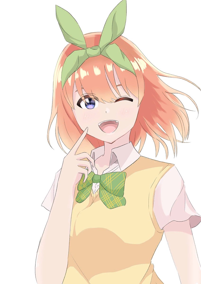 猫タシさんがTwitterに投稿した中野四葉(五等分の花嫁)のイラスト。