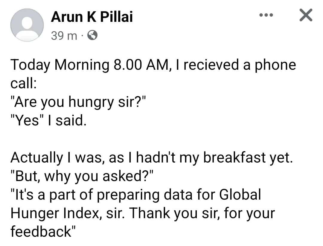 Bharatiyan108's tweet photo. I CRACKED the methodology adopted to arrive at #GlobalHungerIndex ! This is really simple! Must read, this is! 🤣
#globalhungerindex2022 https://t.co/jF2DD8Y6E7