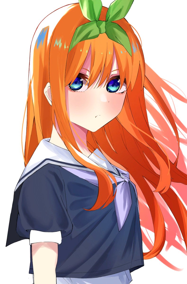 猫タシさんがTwitterに投稿した中野四葉(五等分の花嫁)のイラスト。