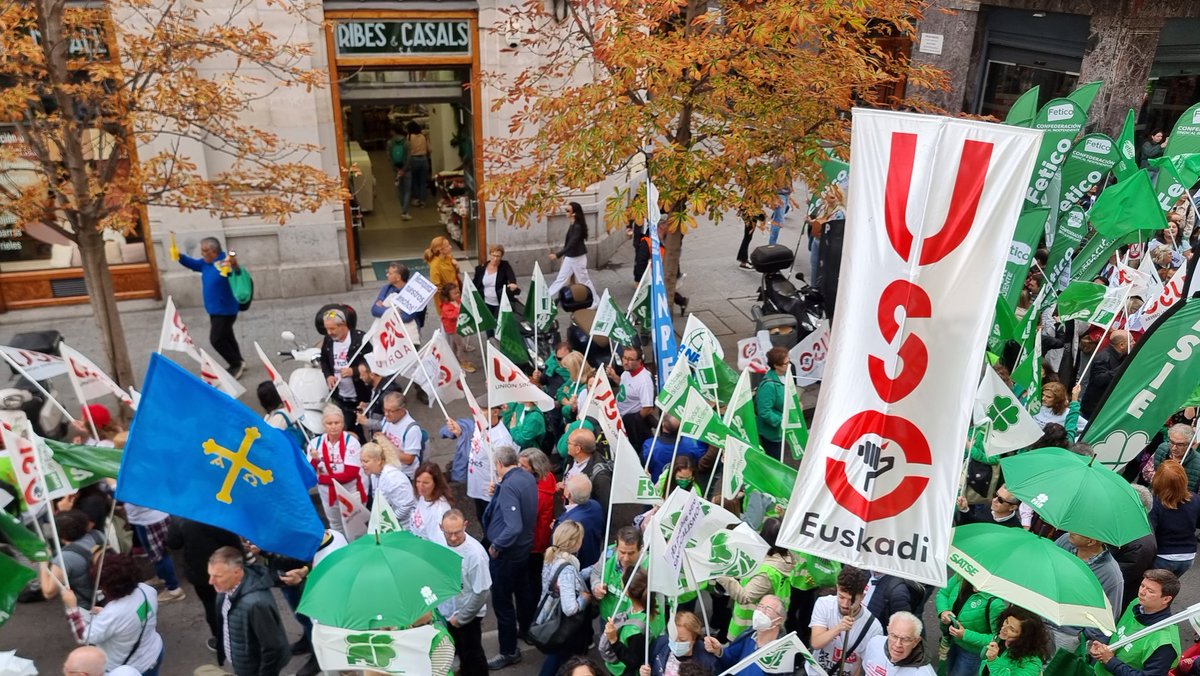 #USOEnLucha por #RecuperarPoderAdquisitivoYA. No podemos seguir soportando los precios con los mismos salarios. #SubirSalarios y mejores condiciones sociales.