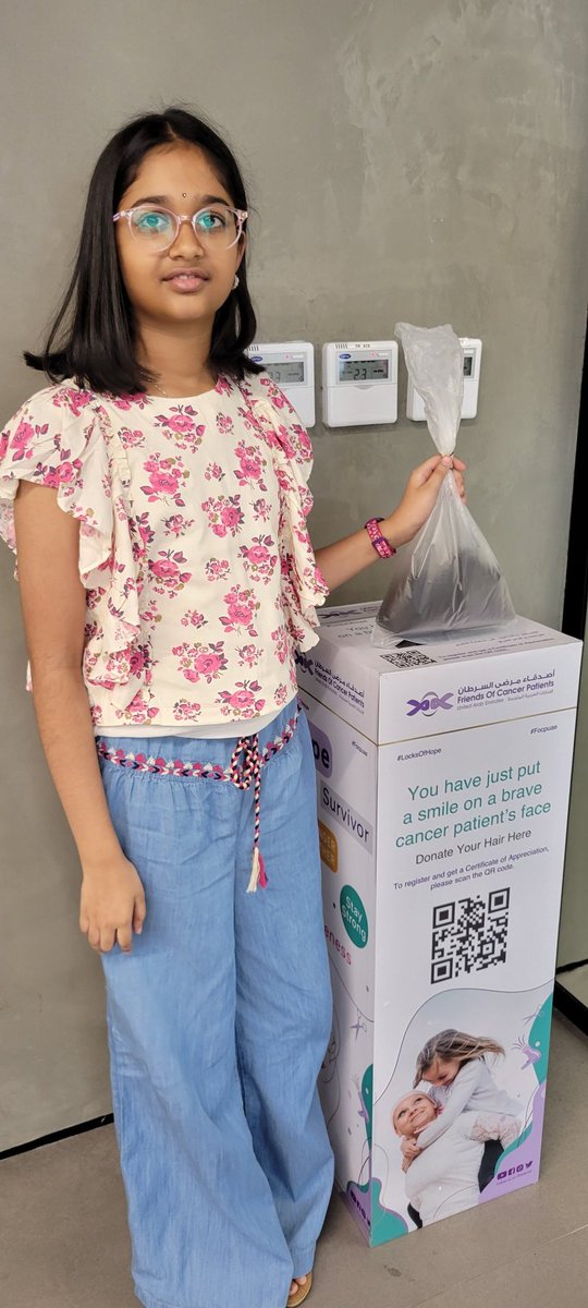 ArchanaVaranas1's tweet photo. 'The best way to find yourself is to lose yourself in the service of others.' I donated my hair for #pinktober. https://t.co/bWD6pERVuR