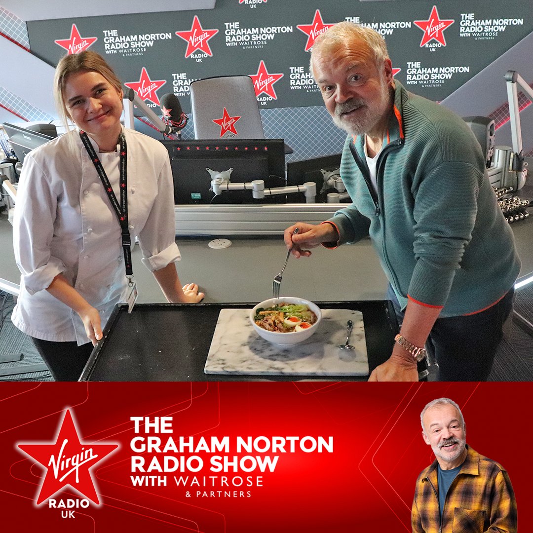 Show chef @marthacollison has made a quick pork ramen on the #GrahamNortonRadioShow with @waitrose 👩‍🍳 The super easy recipe uses ramen paste from the Waitrose cooks ingredients range 🍜 Find all recipes on the Graham Norton recipe hub! waitrose.com/showchef