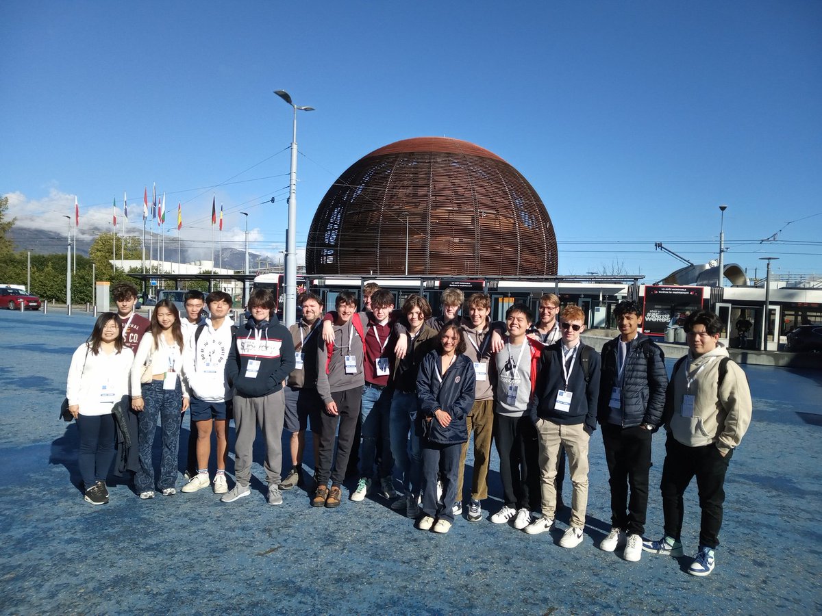Arrived at <a href="/CERN/">CERN</a>. Got our passes, off to the restaurant then our tour. #DistinctlyDeanClose #DeanCloseTrips #DeanCloseSixthForm #DeanClosePhysics #DeanCloseFlourishing