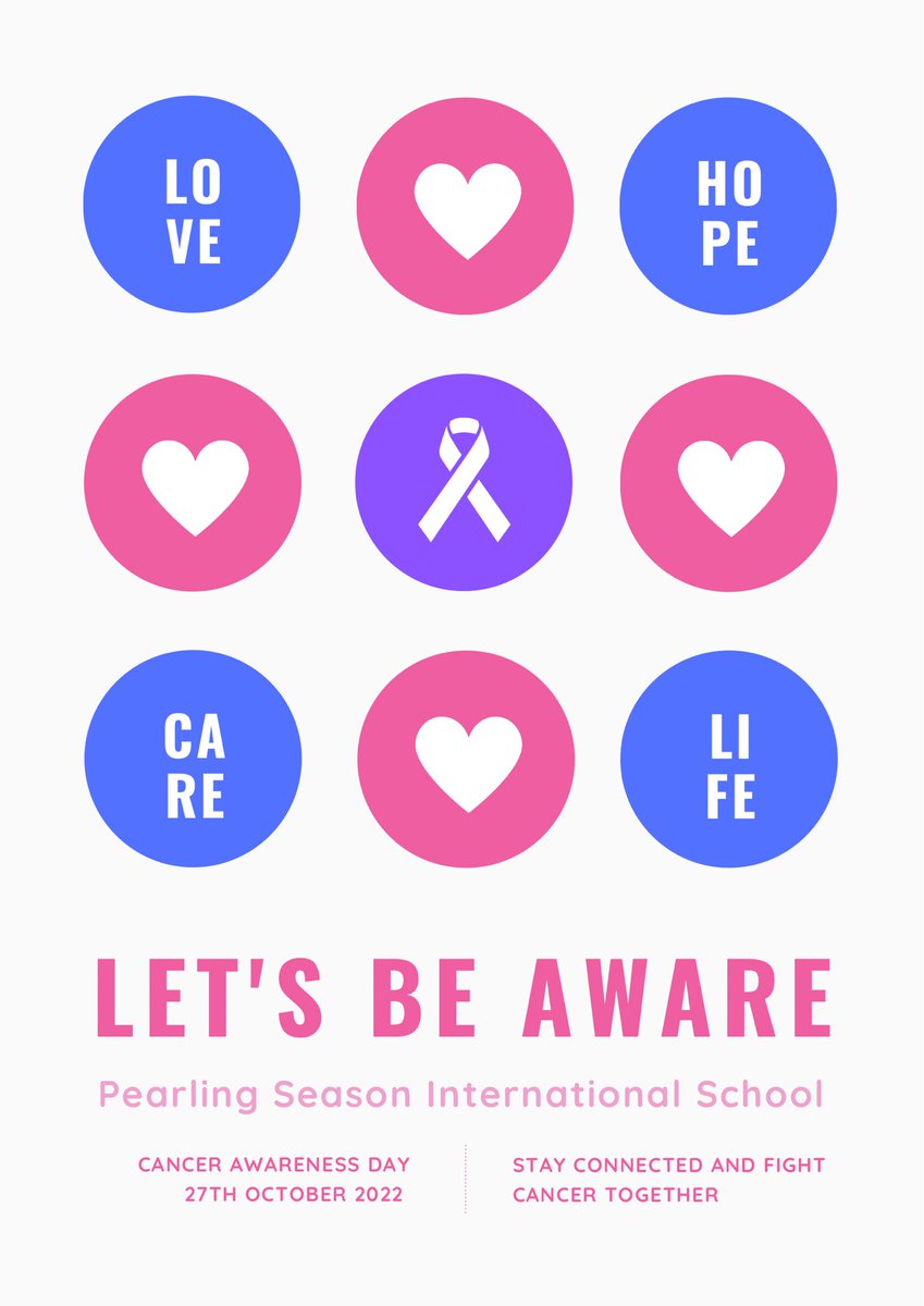 MrAAlTalib's tweet photo. 6 days until #Cancer Awareness Day. Next Thursday, students will be expected to wear pink to raise awareness of Breast Cancer, blue awareness of Prostate Cancer or lavender of all other types of cancer. Building knowledge &amp; keeping students #connected everyday. @psisqatar 👚👕 https://t.co/C59GqdGabm