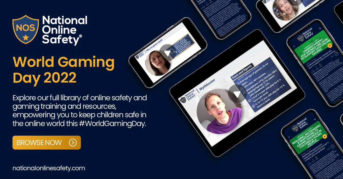 Gaming plays a huge role in the lives of children and young people, but what are the #OnlineSafety risks? 🤔 This #WorldGamingDay, explore the benefits and harms of online gaming with our expert-led webinars! 🎮 Learn more >> bit.ly/3MKATOR