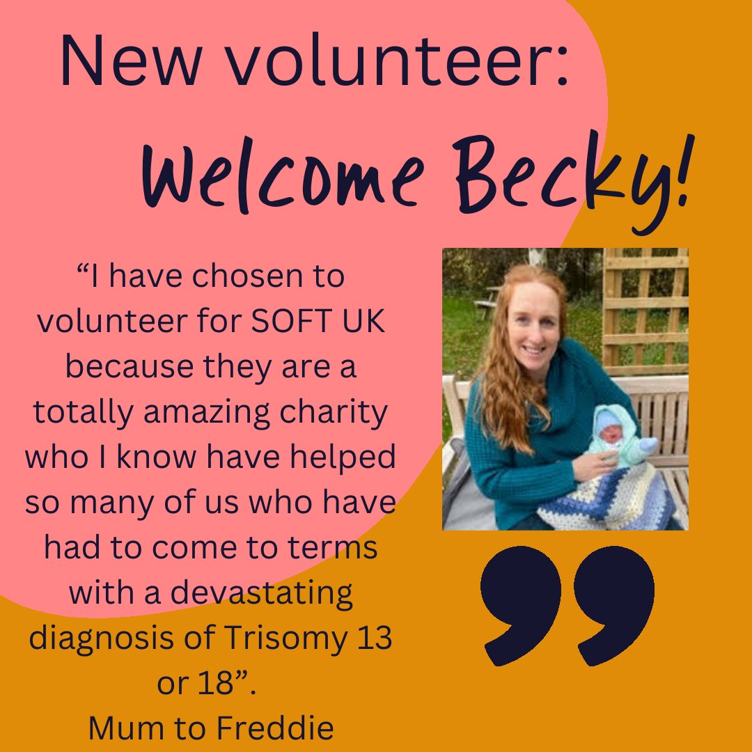 Welcome to our newest volunteer, Becky Smith, Mum to Freddie. She will be overseeing our fundraisers, so you may well be in touch if you're planning a fundraiser for us. #volunteer #charity