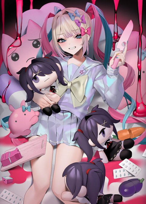 NEEDY GIRL OVERDOSEのイラストを描かせていただきました!Switch版10月27日発売 