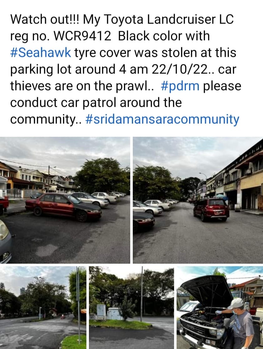 skylion60's tweet photo. Landcruiser rakan saya hilang..jika ternampak mohon info https://t.co/zVgCpunJNv