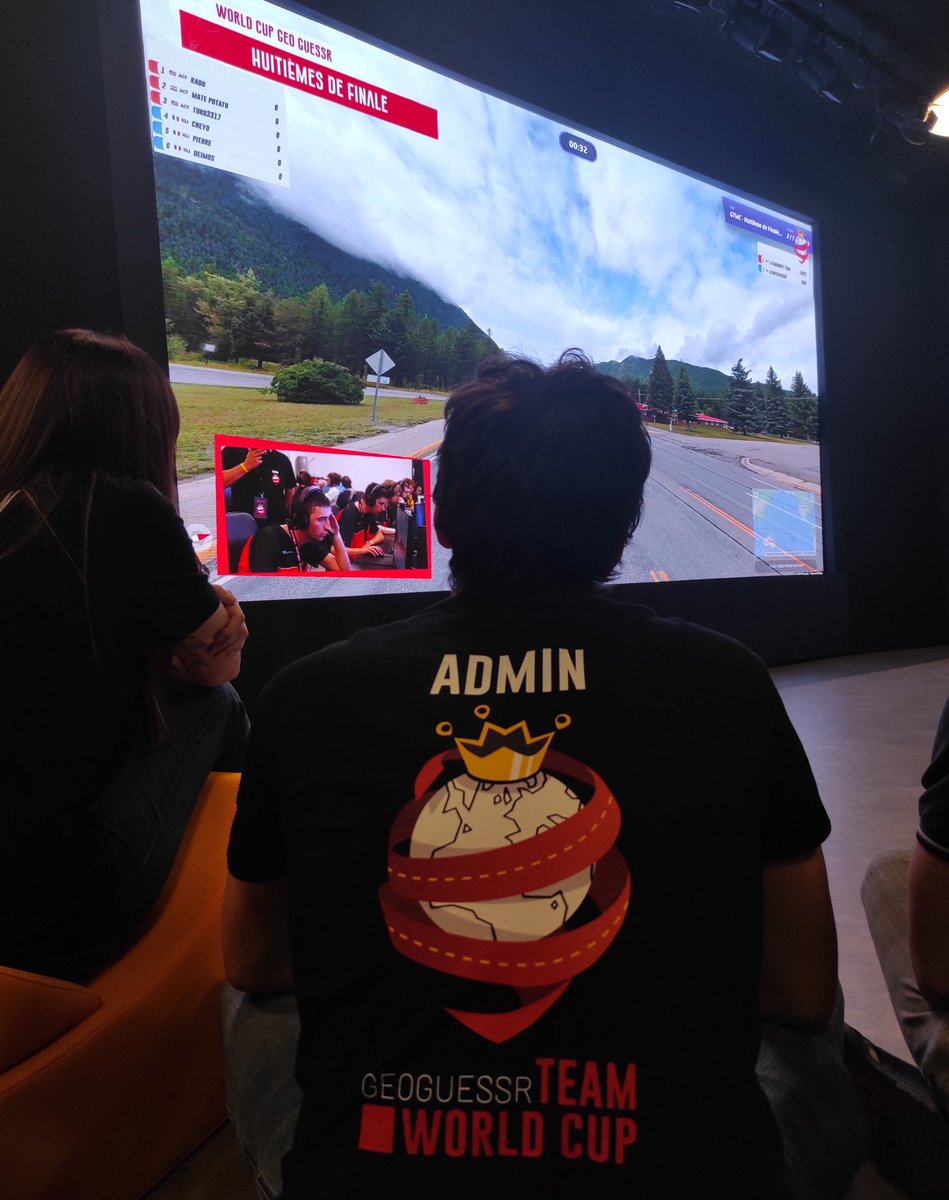 L'e-sport, le vrai.
#GeoguessrTeamWorldCup
