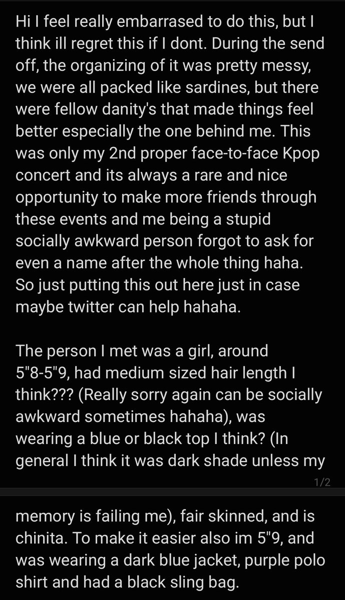 Help a fellow Danity out 😅😅
#FirstParadeInManila