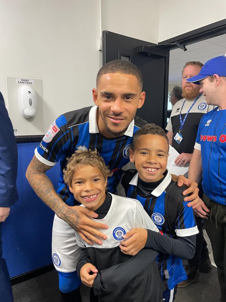 Thanks @ty_sinclair27 for making my boys day! Great goal and we go again mate 🙏🏾 ⚽️