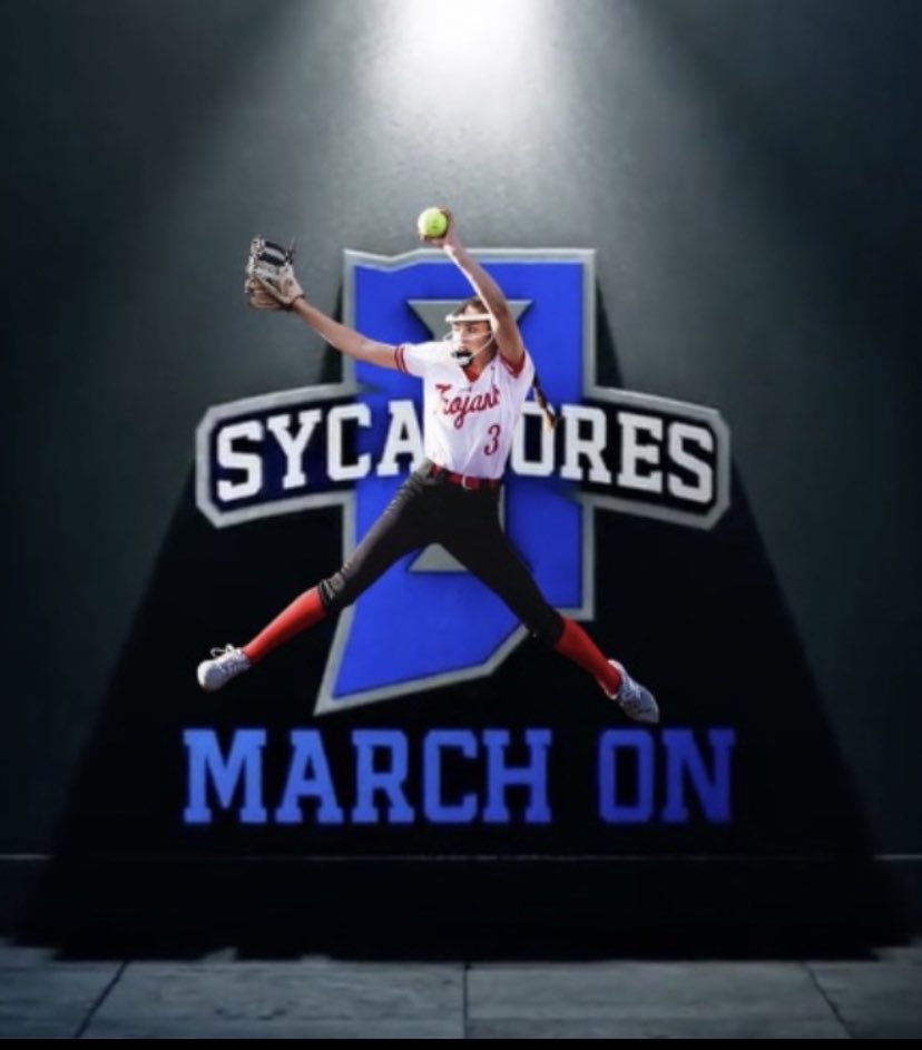 Riley_Henson21's tweet photo. Go Sycamores!!💙 @IndStSoftball @CGSportsNetwork @CenterGroveSB https://t.co/Mnj70R9krA