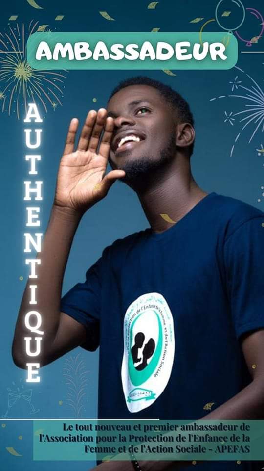 apefas's tweet photo. Nous avons le plaisir de vous annoncer que nous avons signé un partenariat avec l’artiste Authentique BD  qui est officiellement devenu le premier ambassadeur de l’APEFAS Mauritanie.
 #Apefasmauritanie #humanitaire #sociale #femmes #enfants https://t.co/9ziG5EZY6x