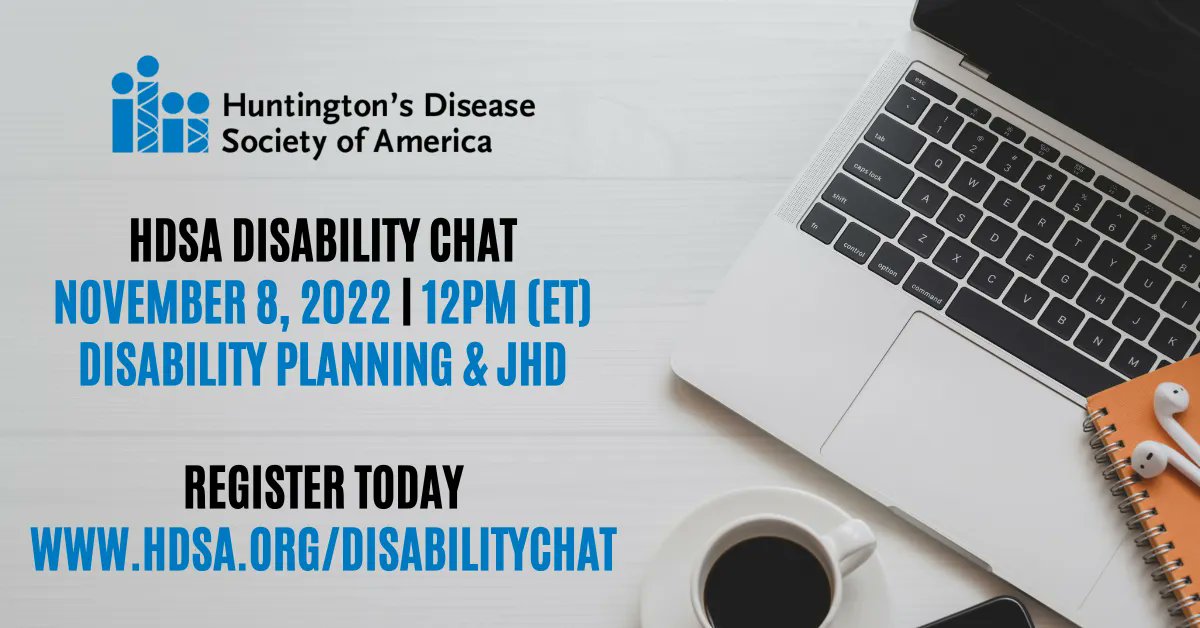 HDSA_SF's tweet photo. Register today to join Allison Bartlett, Esq. on November 8th at 12pm (ET) when she discusses Disability Planning &amp; Juvenile HD. Click here to register: https://t.co/hisgGlmc64 https://t.co/kHjLjH3ryr