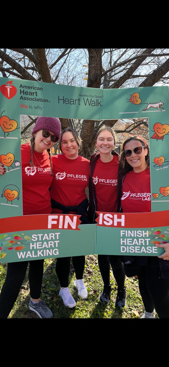 Jess4genes's tweet photo. Fun morning at the Roanoke Heart Walk!
#aha #heartwalk @mace_whee #pflegerlab https://t.co/WPz1rEhy7V
