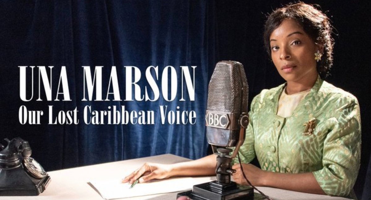 'Una Marson: Our Lost Caribbean Voice' A Docu-Drama telling the story of this pioneering writer and broadcaster who came from Jamaica and made a career at the BBC and elsewhere during the war. BBC 2 at 9pm on Sunday 23rd October @frontierwoman @ajoymediatv @DouglasRoadTV