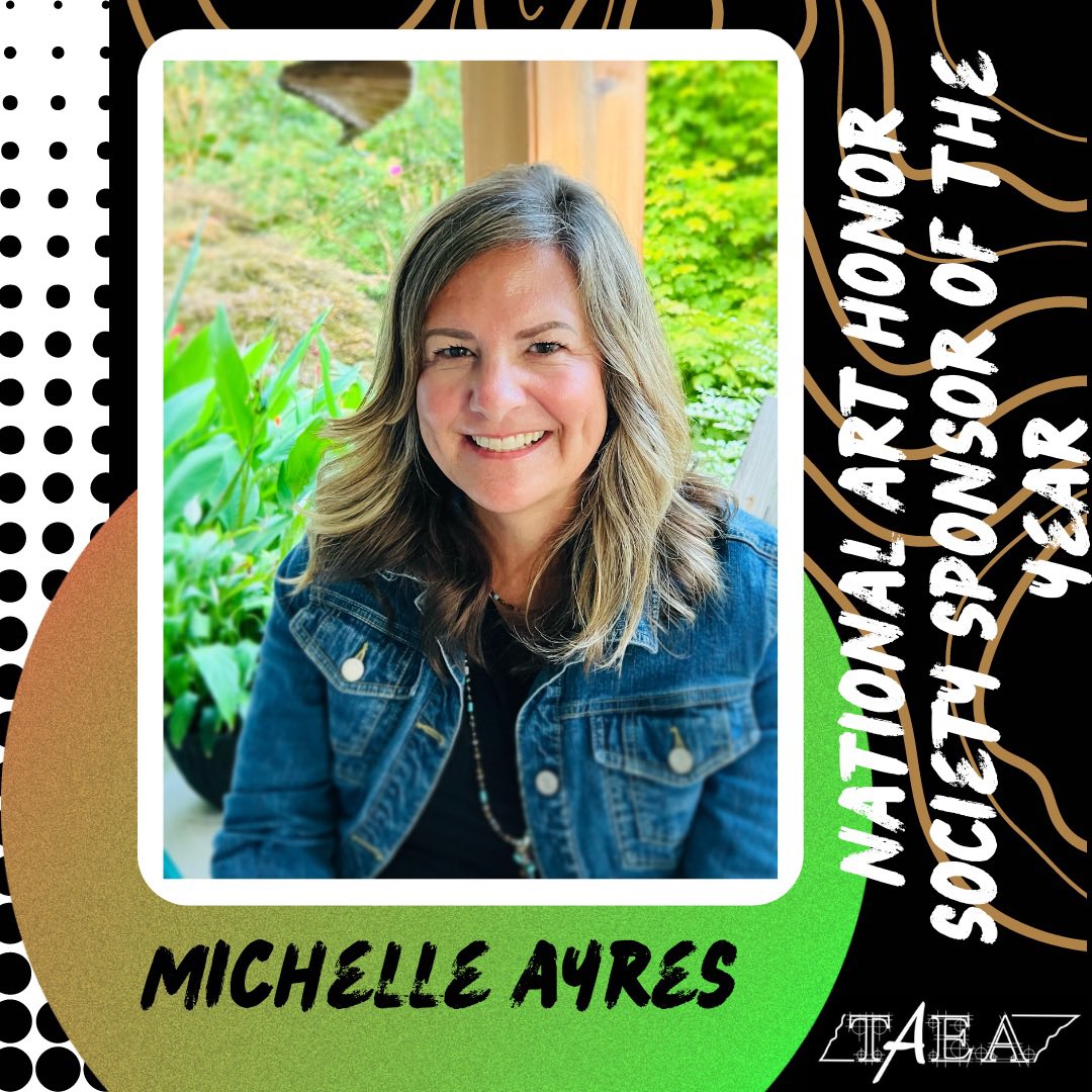 CONGRATULATIONS to the TAEA National Art Honor Society Sponsor of the Year Michelle Ayers! Join us at the TAEA Fall Conference as we congratulate all of our award recipients.
