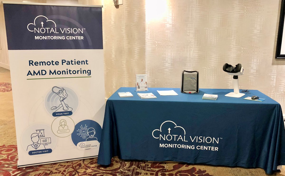 NotalVision's tweet photo. We are at the Optometric Education Consultants (OEC) Conference in Nashville this weekend! Visit us to learn how you can implement and leverage digital #remotemonitoring for your #AMD patient care.
 
#teleoptometry #maculardegeneration #optometry #augmentedintelligence https://t.co/GwgMe7vrAZ