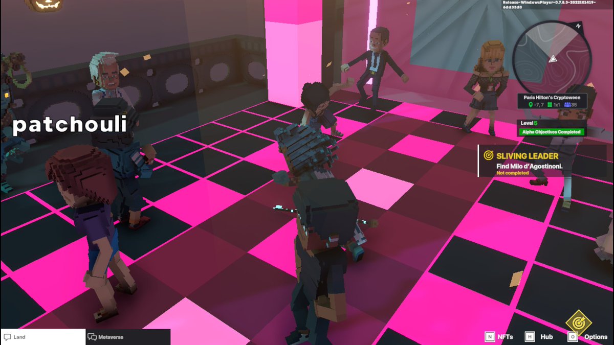 TummaiT's tweet photo. @TheSandboxGame I just participated in the Paris Hilton  #Cryptoween Event. Dancing in the Clock Tower check out my screenshot below!
🎃👇 https://t.co/F6llO4ynMI