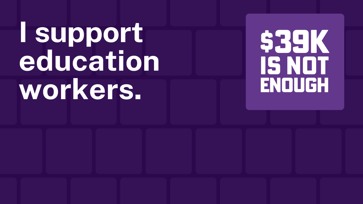 ontarionurses's tweet photo. Education workers need fair wages now! Sign the petition to support educational assistants, school librarians, custodians and other education workers in their fight to protect &amp; expand student services. https://t.co/AMgMgGBDRw
#39KisNOTenough #OnPoli @cupeontario @osbcucscso https://t.co/BNBVn36br0