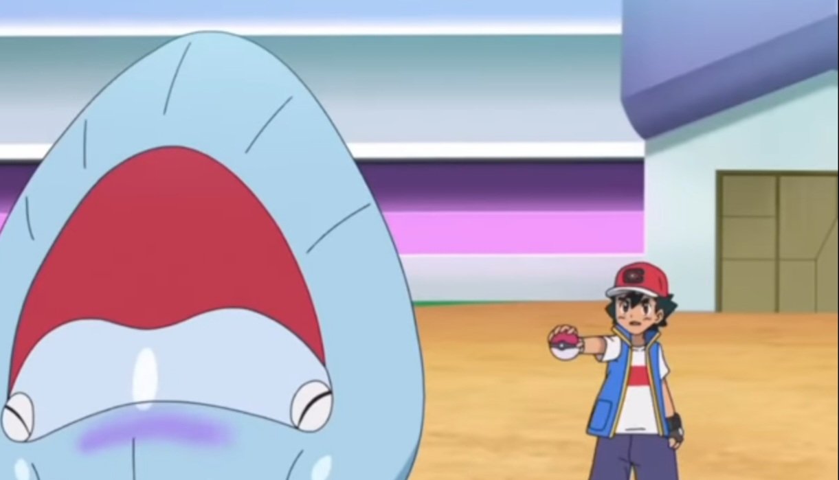 Mr. Mystery 99 on Twitter "anipoke In Ash vs Cynthia, Dracovish literally avoided the straight