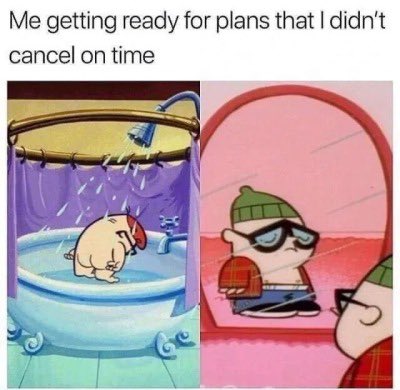 ChuckyWildN's tweet photo. Everytime . . 
#introvert #PartyPoopers #iwannagohome #friendships #Midnights #fypシ #TrendingNow https://t.co/Or2RvKx8CK