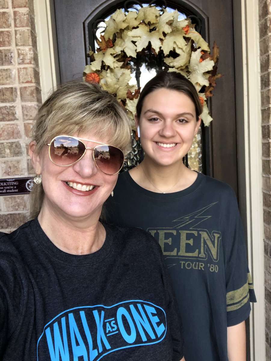 My walking partner and I today for the BAM org’s Heart Walk Day! We clocked 3.5 miles in an hour in wind gusts up to 20mph. #WalkasOne #AmericanHeartAssociation #BAMtastic #LifeatATT
