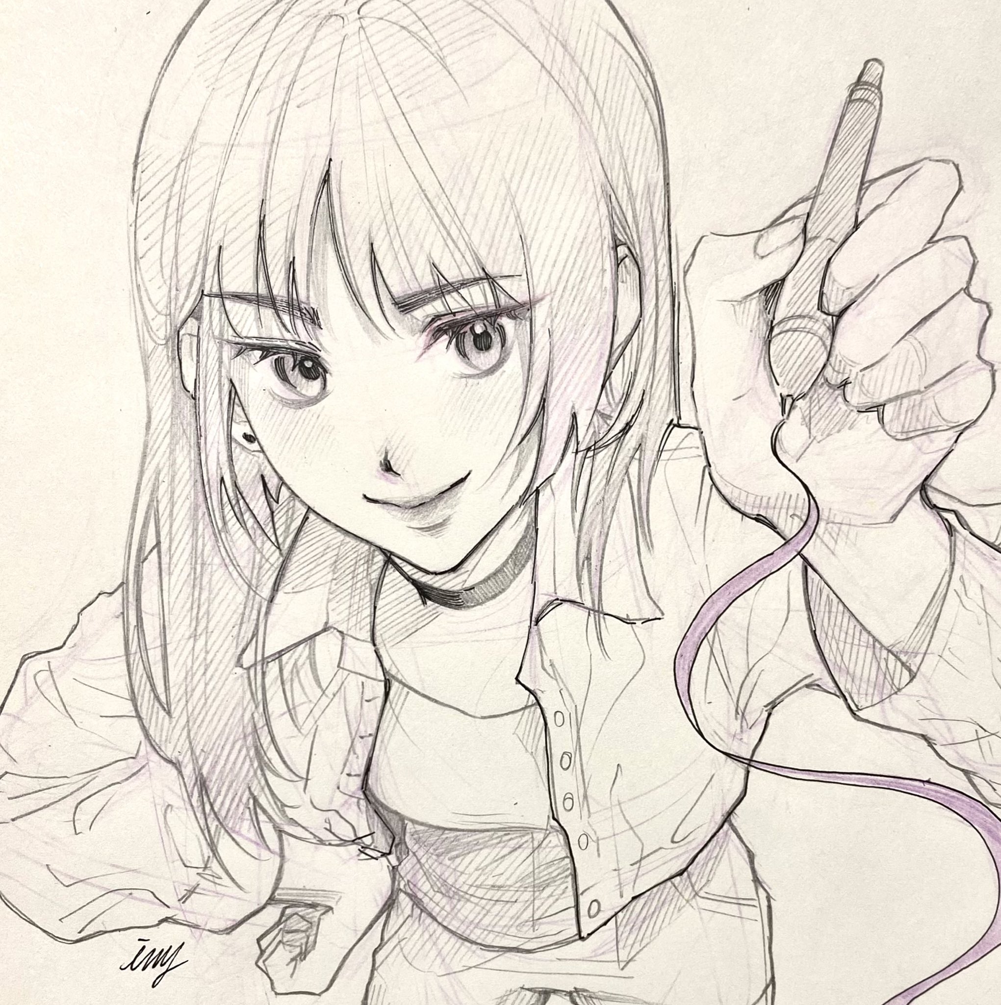 손그림 커미션 🫶🏻 | 인녕 on Twitter: "맘에 드는 얼굴…
